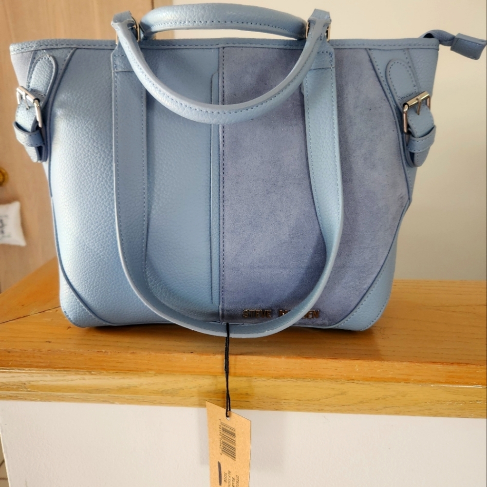 Steve Madden Bleticia Tote Baby Blue NWT